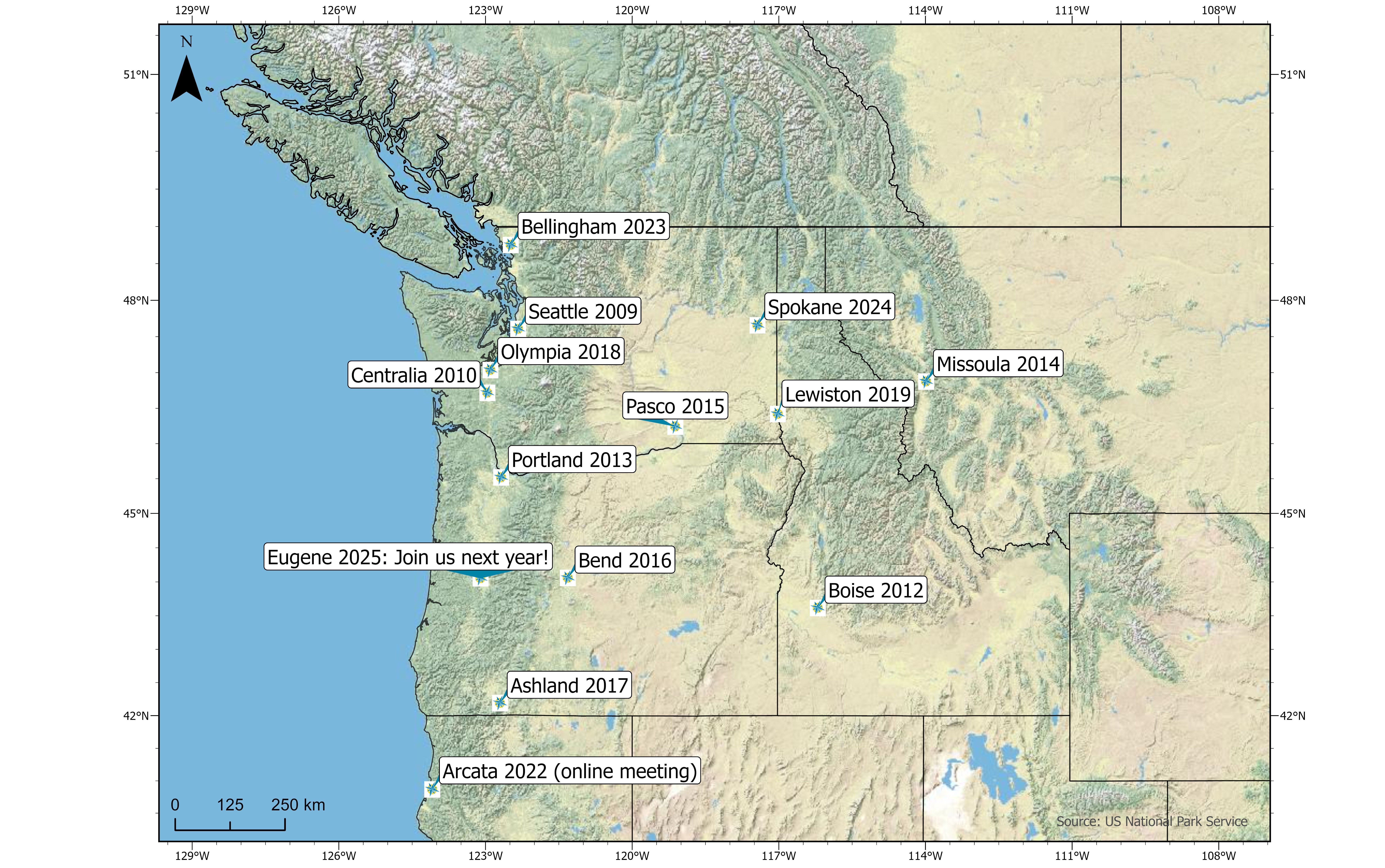 Recent Annual Meeting Locations